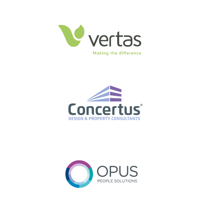 vertas, concertus and opus logo